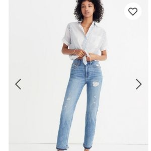 Madewell classic straight jean
